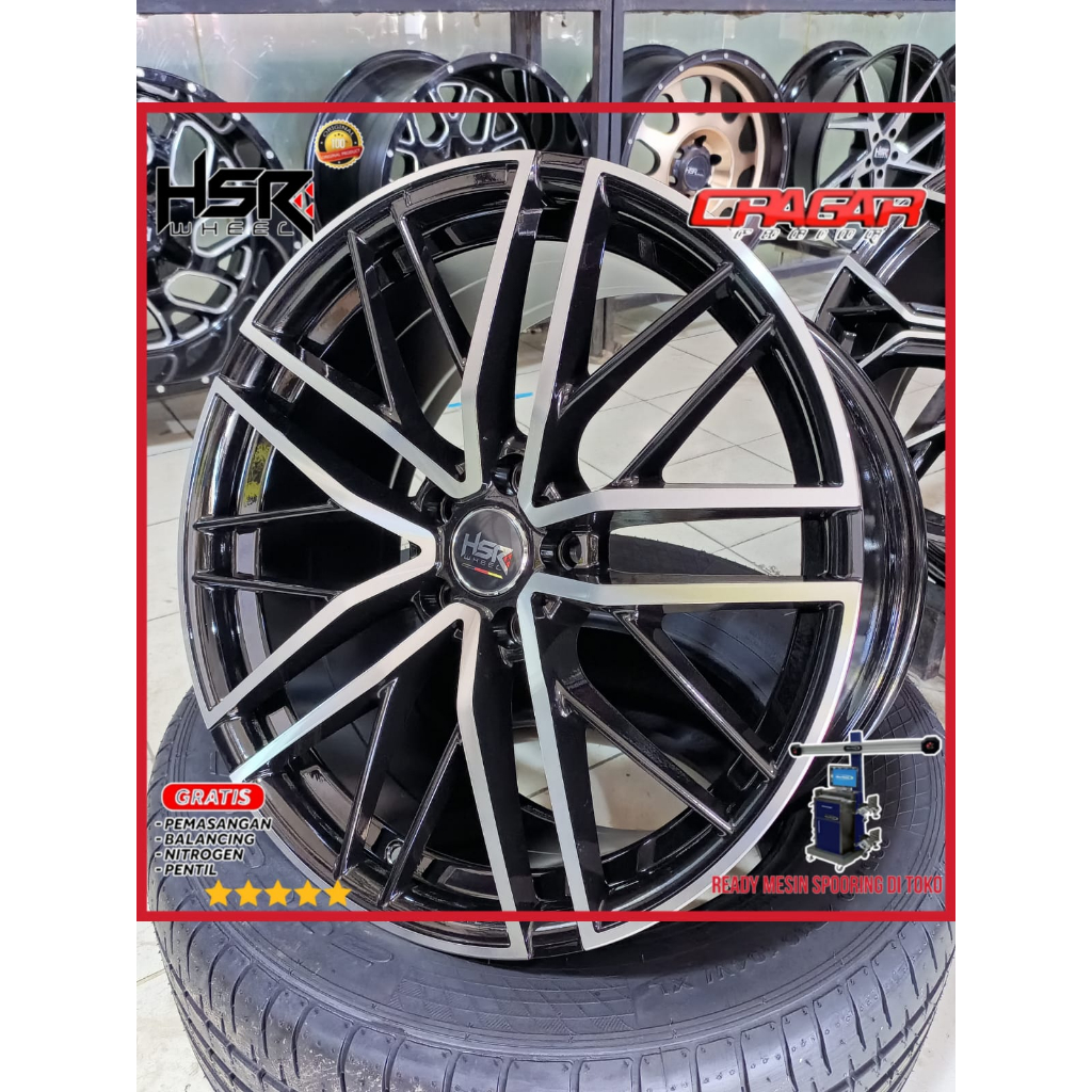 Velg Mobil Ring 19 Lubang 5 Buat Mercy Audy Vw Golf Innova Crv Dll _ HSR IZUMI