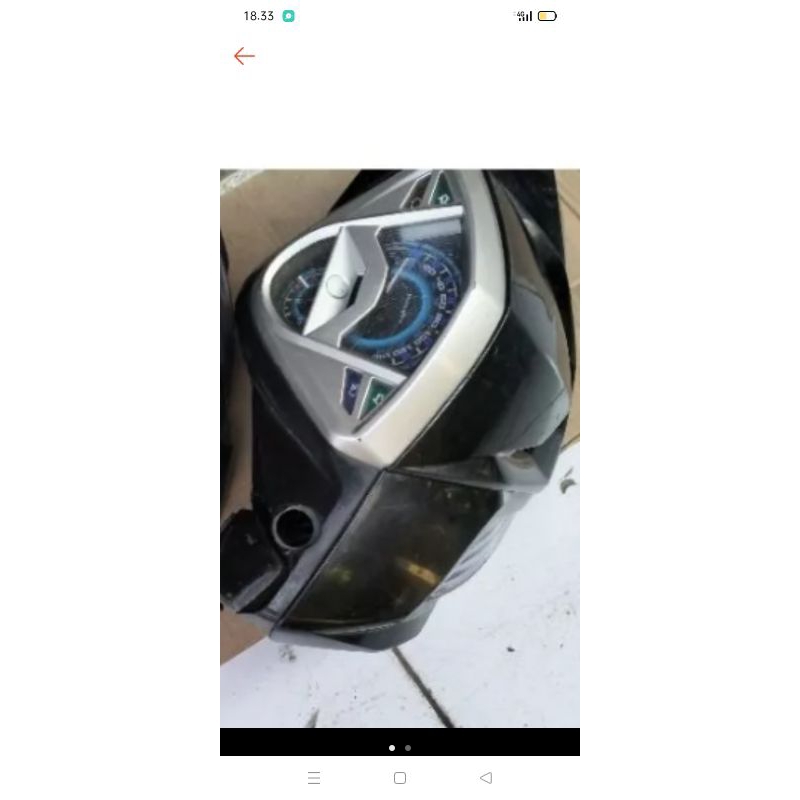 SPIDOMETER SET COVER DEPAN BELAKANG YAMAHA XEON RC-XEON FI SECOND ORIGINAL