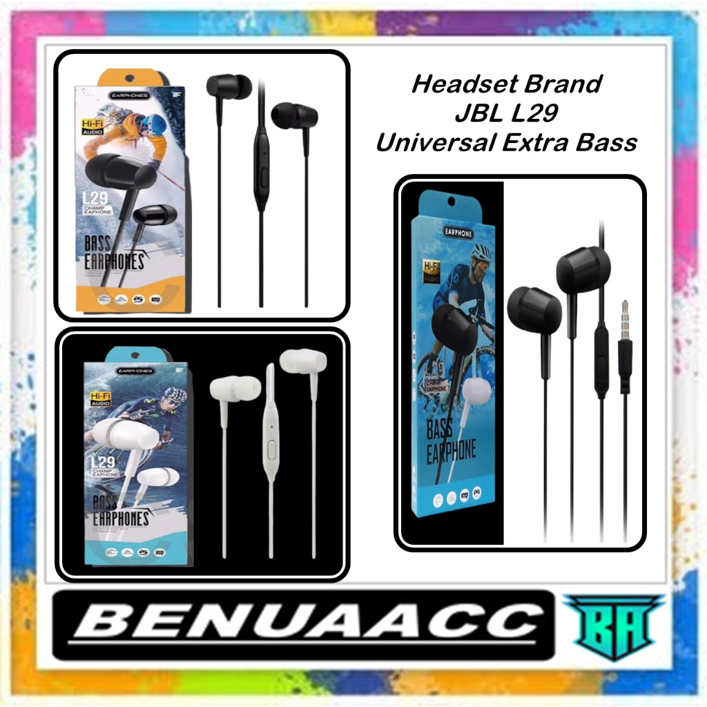 (ba) HF/Headset Brand JBL L29 Universal Extra Bass