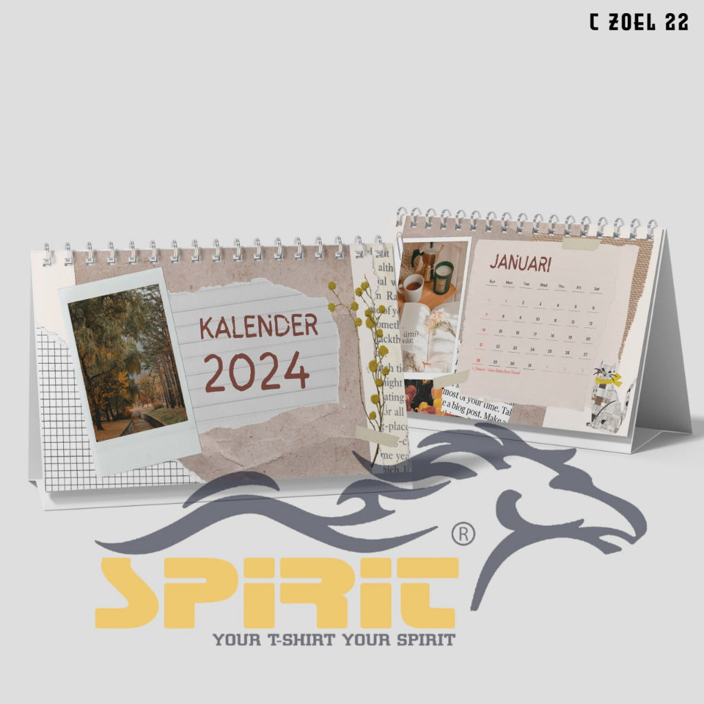 

Kalender Duduk 2024 / Kalender Meja 2024 Foto Polaroid Coffee Aesthetic