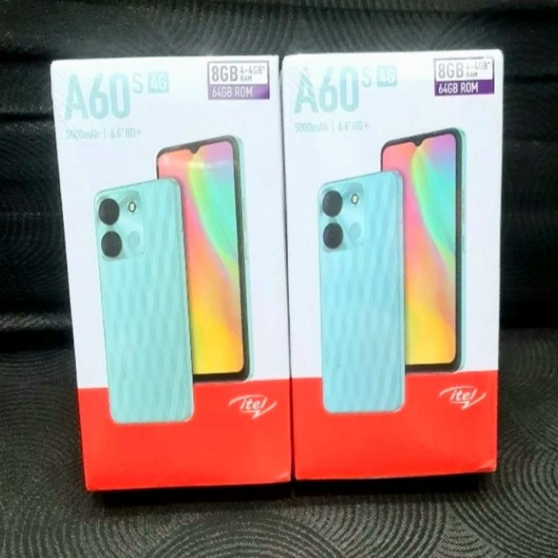 ITEL A60S RAM 8GB (4+4) ROM 64GB GARANSI RESMI INDONESIA