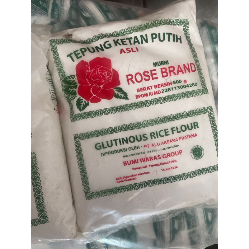 

tepung ketan rose brand 500gr