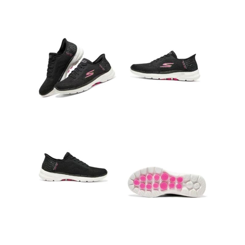 Skechers Go Walk 6 Vivid Idea Black Women Ori