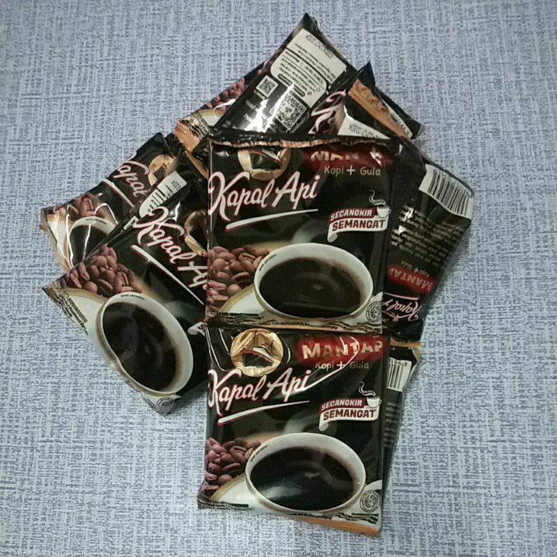 

Kapal api mantap isi 10sachet @25gr