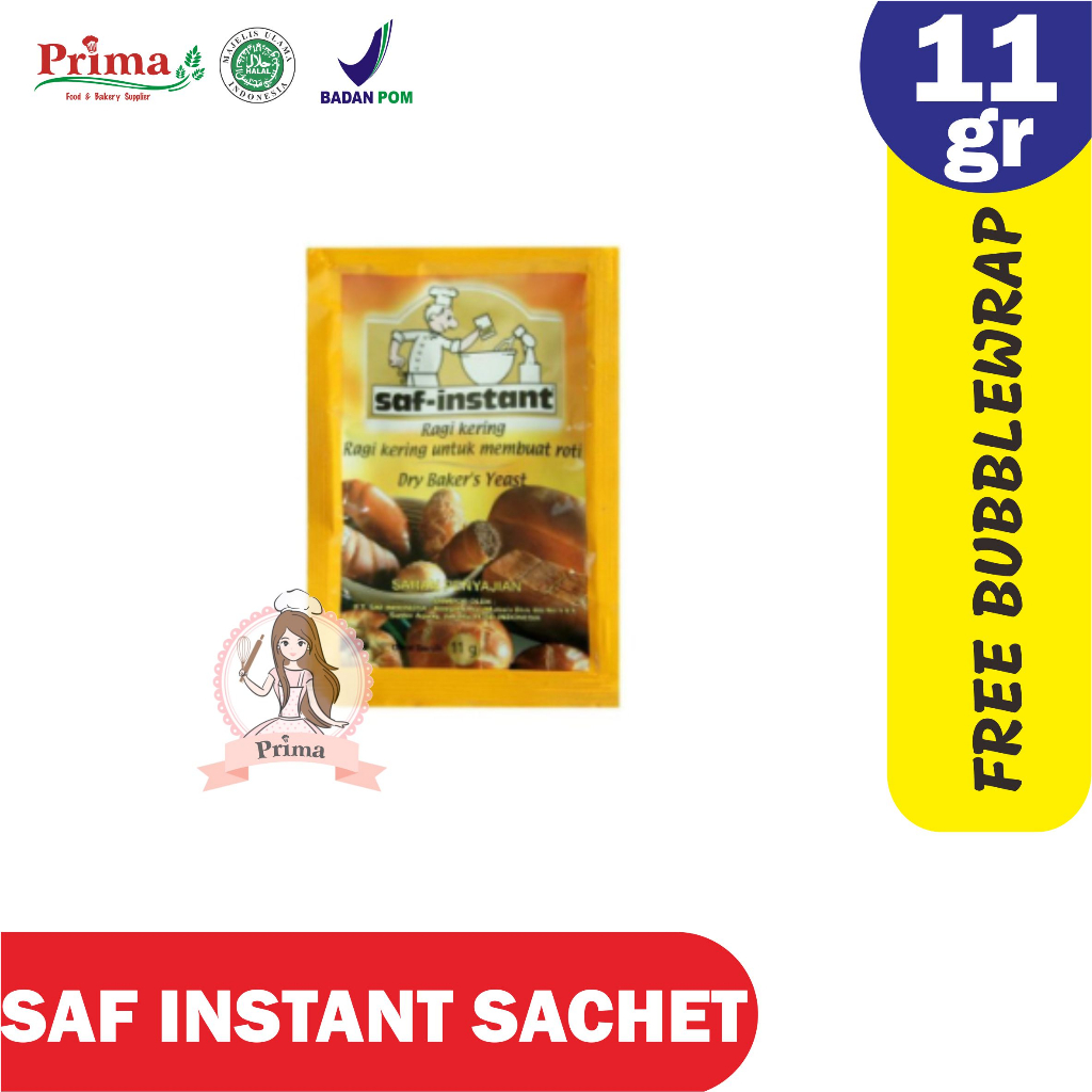 

Yeast - Saf instant sachet 11gr