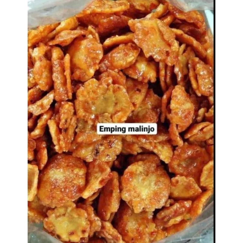 

SNACK KILOAN 500gr EMPING MELINJO PEDAS MANIS CEMILAN MURAH