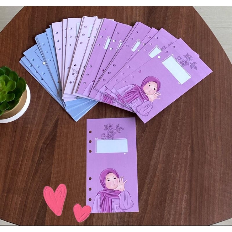 

Pembatas / Cover Binder A6 Kertas Tebal Premium / Divider Untuk Binder A6 Ring 6