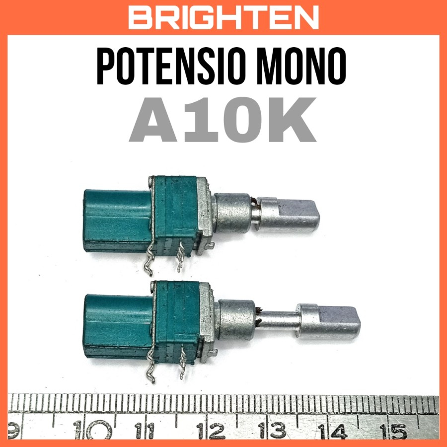 Potensio Mono A10K Logaritmik A 10K Potensiometer Log