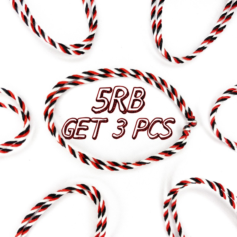 (DAPAT 3 PCS) GELANG TRI DATU BALI/ GELANG COUPLE / SERDADU TRIDATU/ BENANG TRIDATU