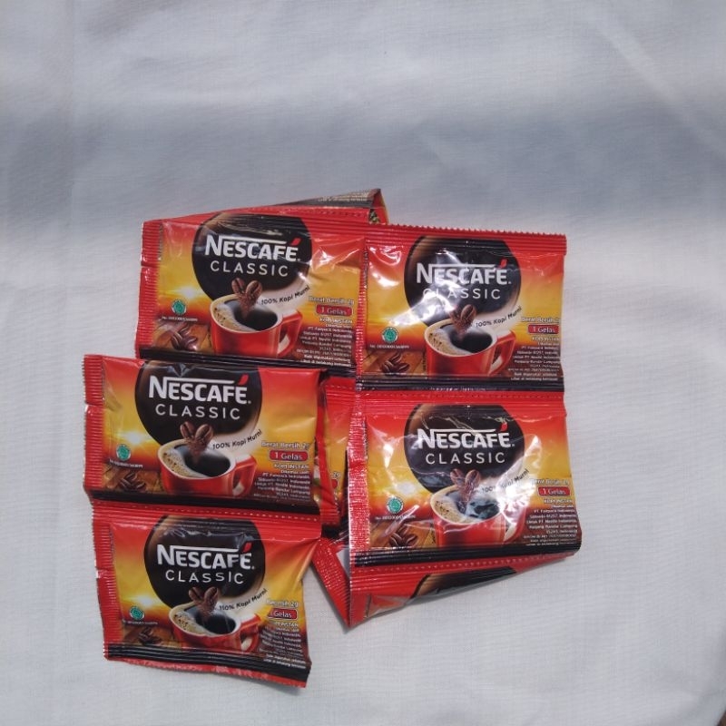 

NESCAFE CLASSIC SACHET 2GR 1 RENCENG 10PCS