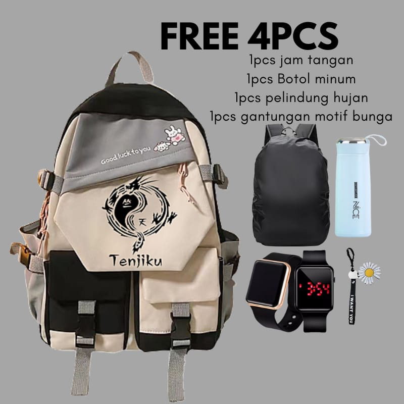 Ransel Sekolah Anak Tanjiku Backpack Ransel Wibu Ransel Terbaru