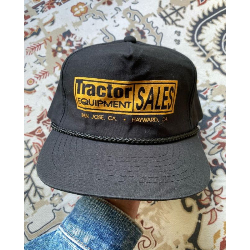 Vintage Rope Hats Tractor Equipment Sales By Youngan