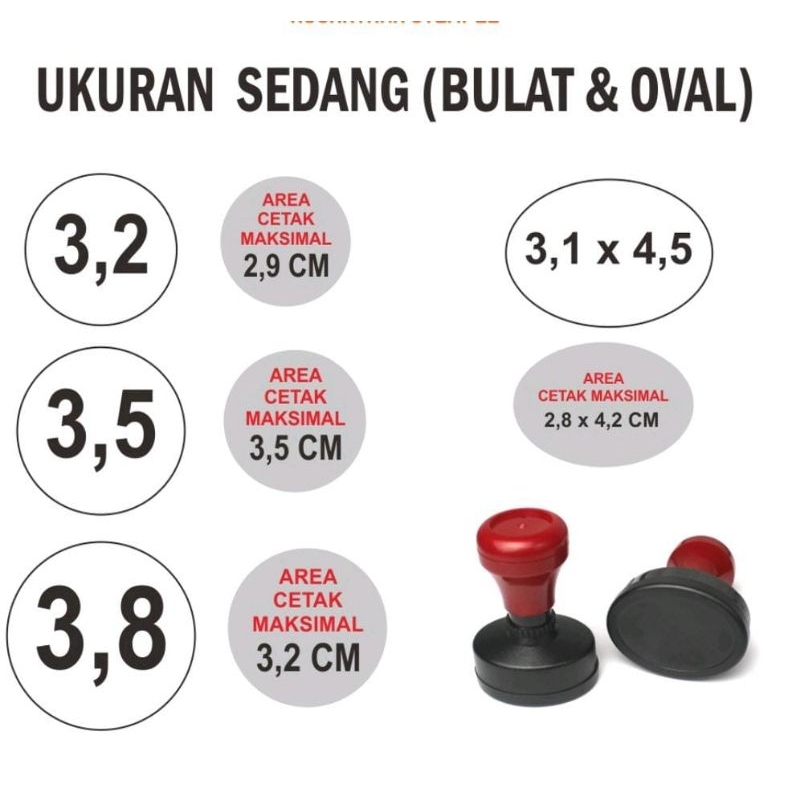 

Stempel Custom bebas desain sesuai dengan Pesanan.