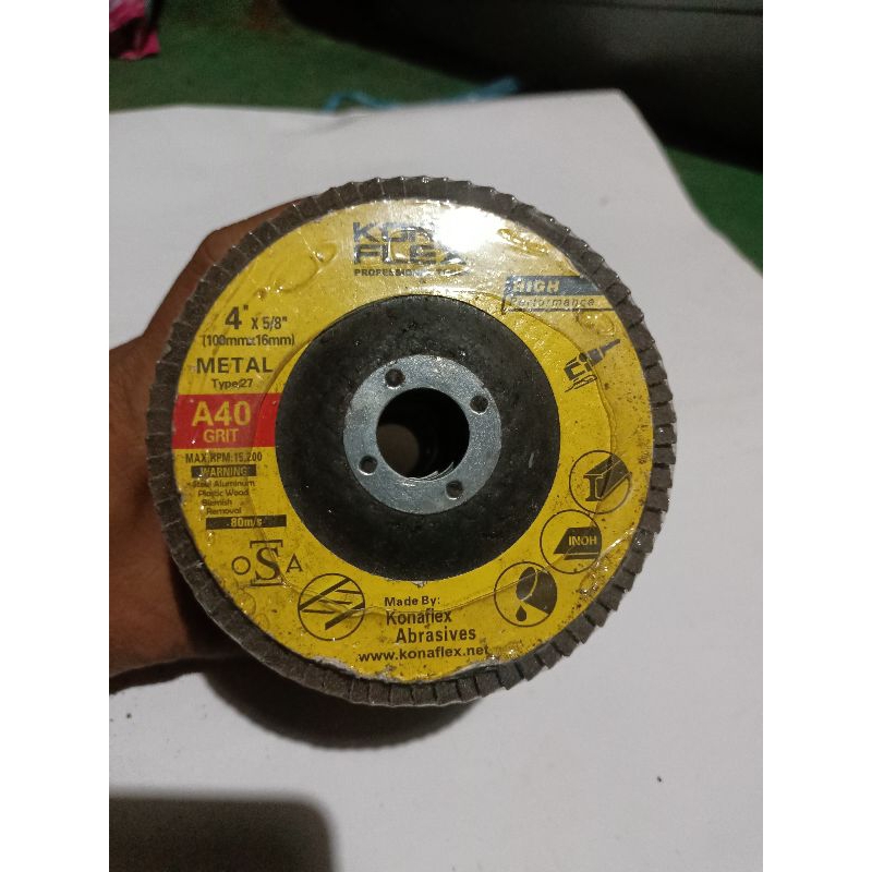 FLAP DISC 4" KONAFLEX grit 40