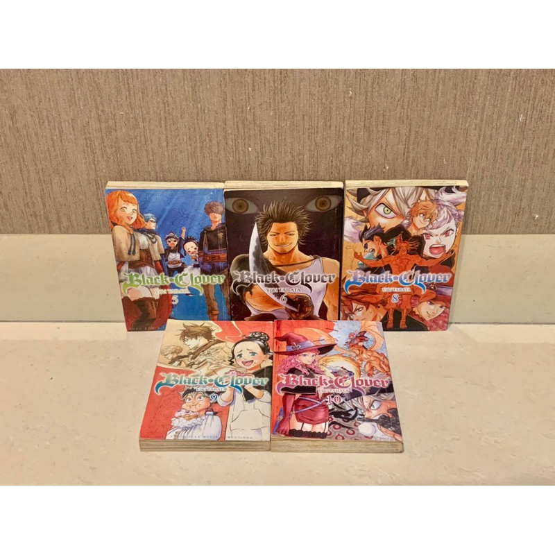 Komik Manga Black Clover Set 5,6,8,9,10