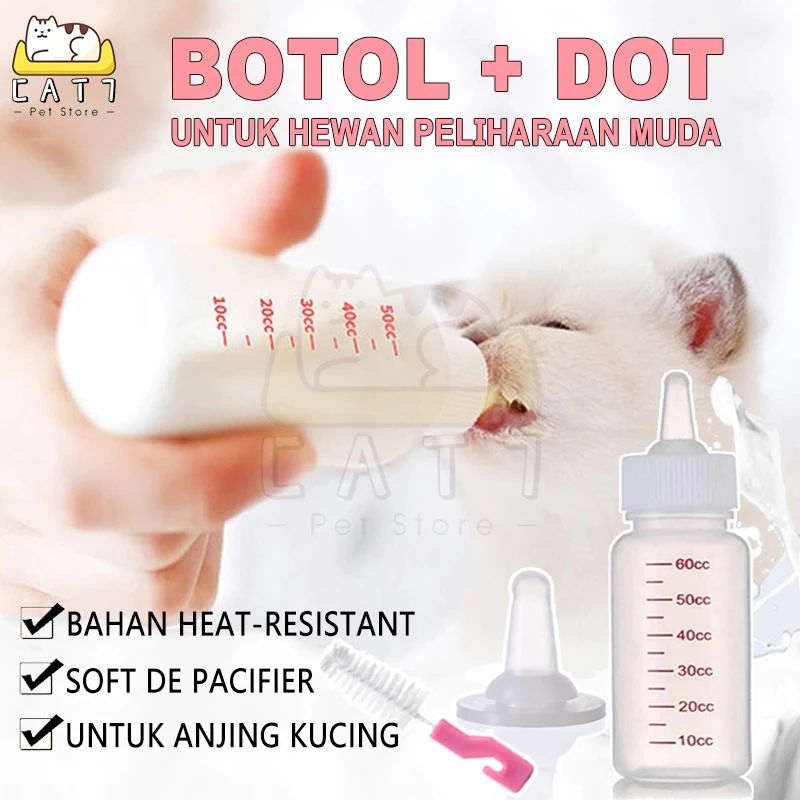Dot Anak Kucing Baru Lahir/Botol susu kitten