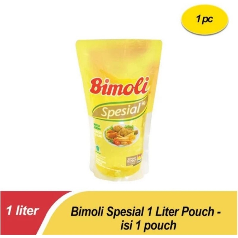 

BIMOLI MINYAK GORENG POUCH 1 LITER EDISI SPECIAL