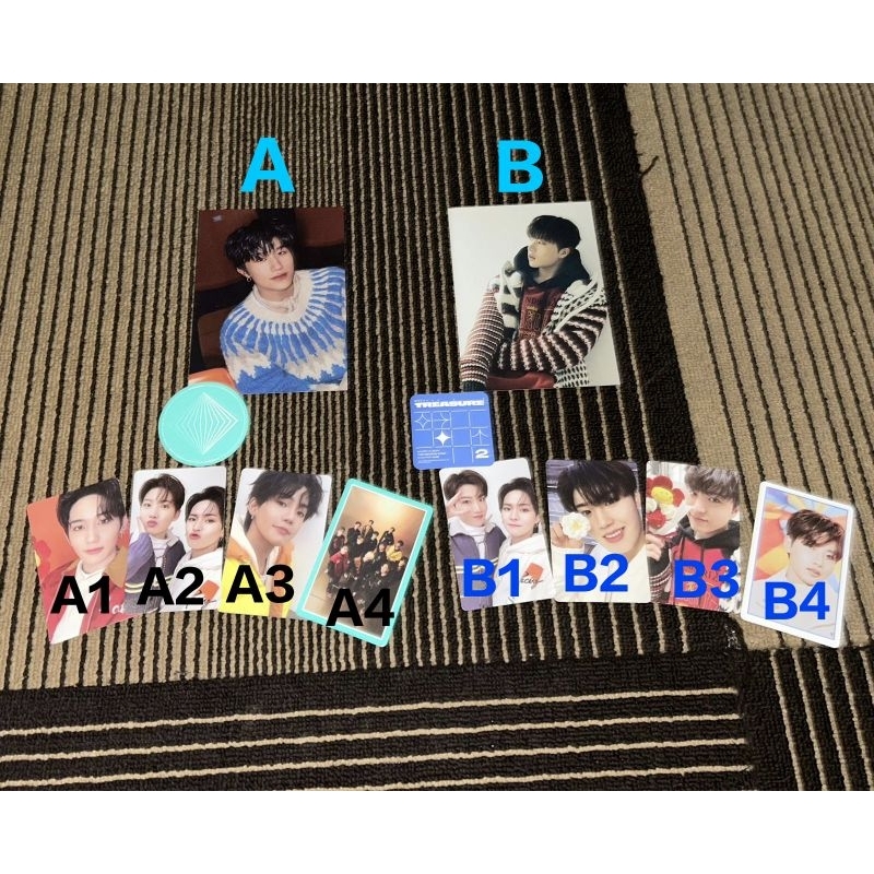 Official Photocard dan Postcard TREASURE JIKJIN