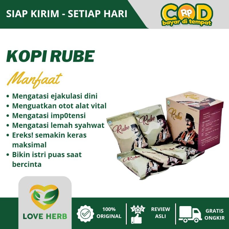 

Kopi Rube Original Garansi Resmi Coffee Bubuk Arabica Peningkat Stamina Dan Vitalitas Pria BPOM