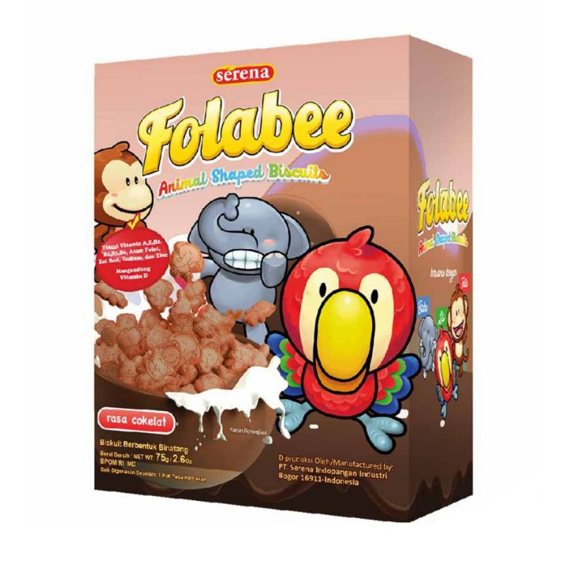 

SERENA FOLABEE BISCUIT COKELAT BOX 75 GRAM