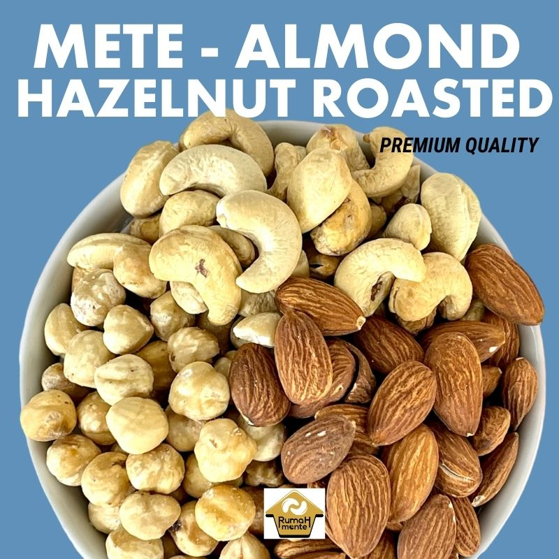 

TRAIL MIX 3 KACANG 500GR KACANG MEDE ALMOND HAZELNUT (PREMIUM QUALITY CEMILAN DIET)