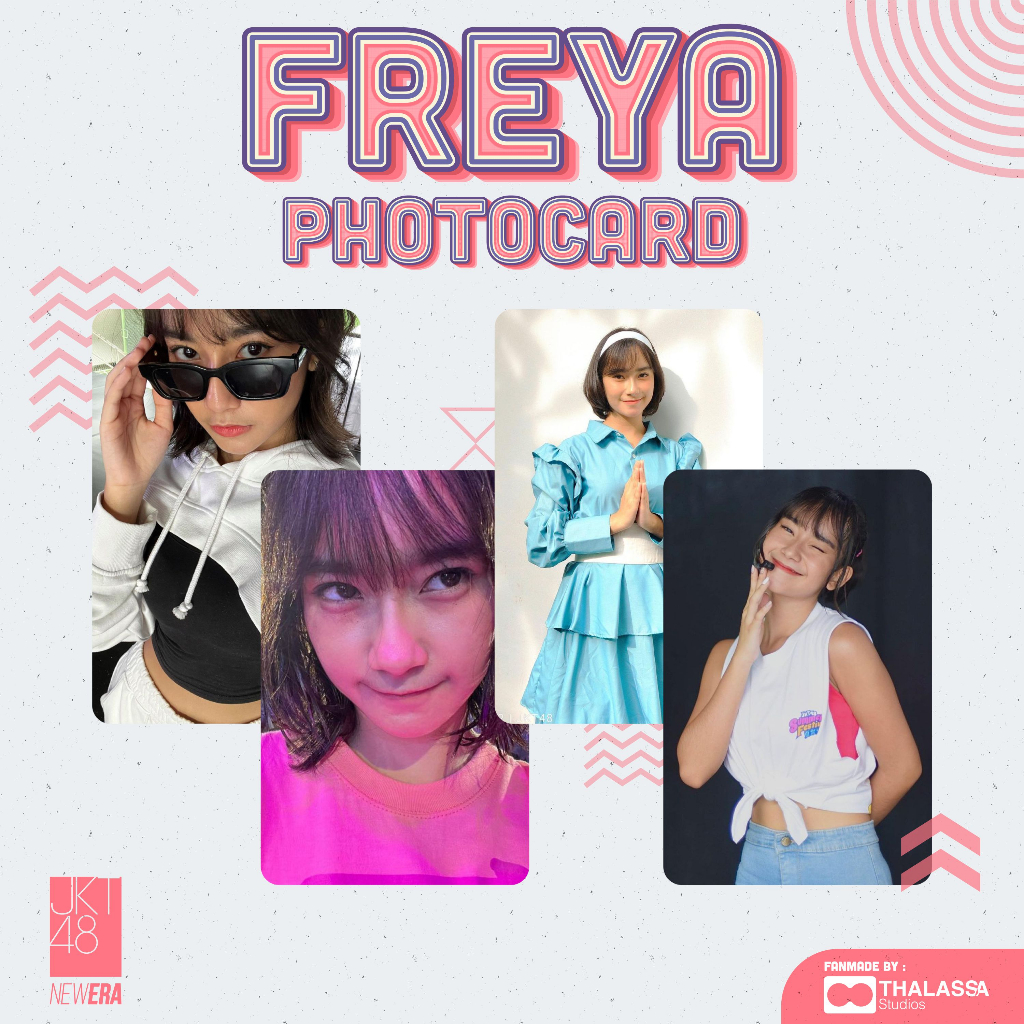 Photocard Freya Jayawardana JKT48 V1 PC Photopack Selca Unofficial Fanmade - SATUAN