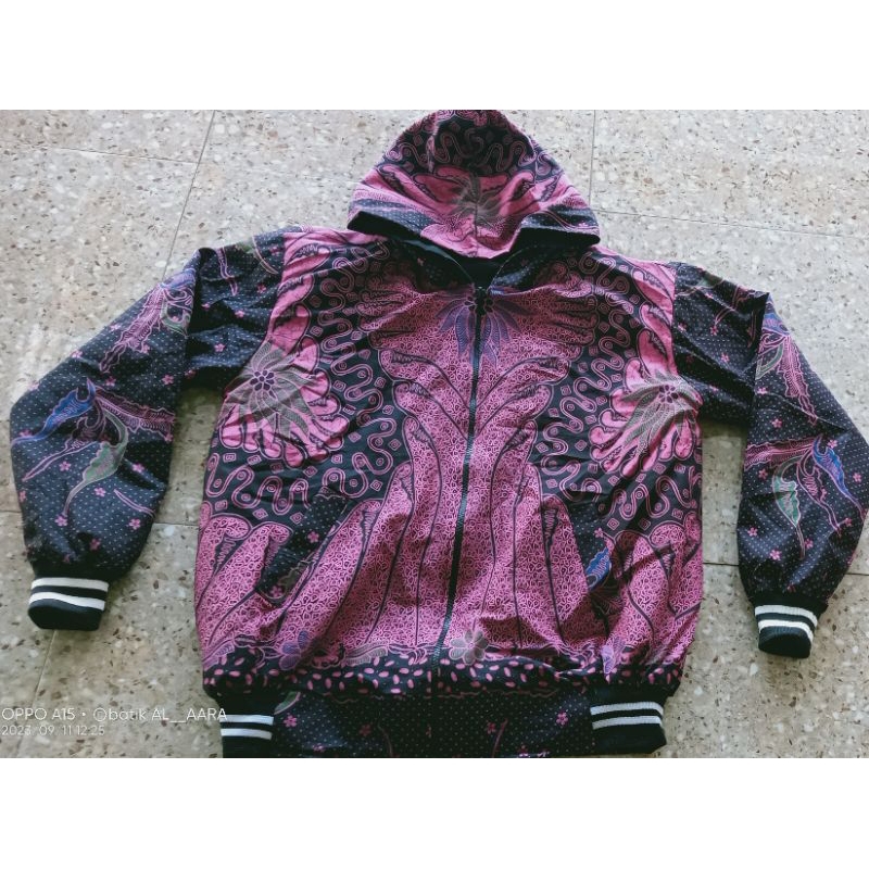 new JAKET batik Hoodie, jaket batik BOMBER pria wanita harga GROSIR proses SENDIRI