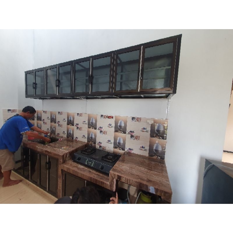 kitchen set aluminium murah meriah