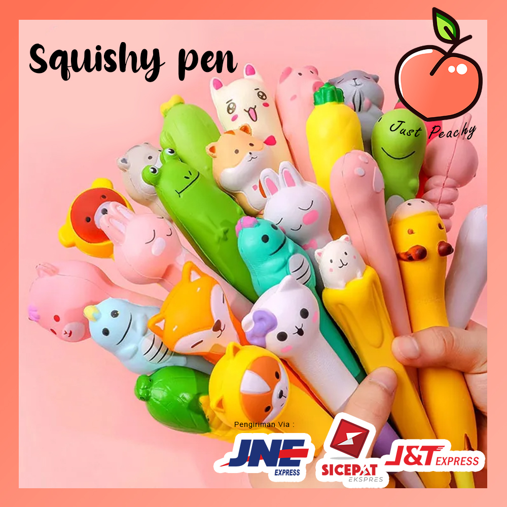 

Squishy pulpen gel cute ballpoint cocok untuk hadiah ulang tahun