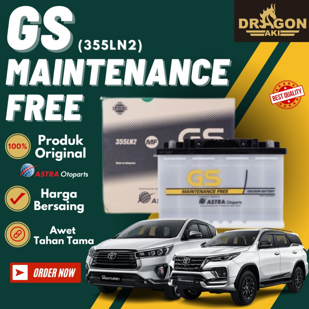 Aki mobil Gs mf 355ln2