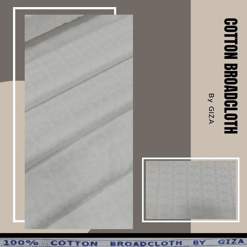 Kain Kemeja Putih Motif | Bahan Kain Baju Koko