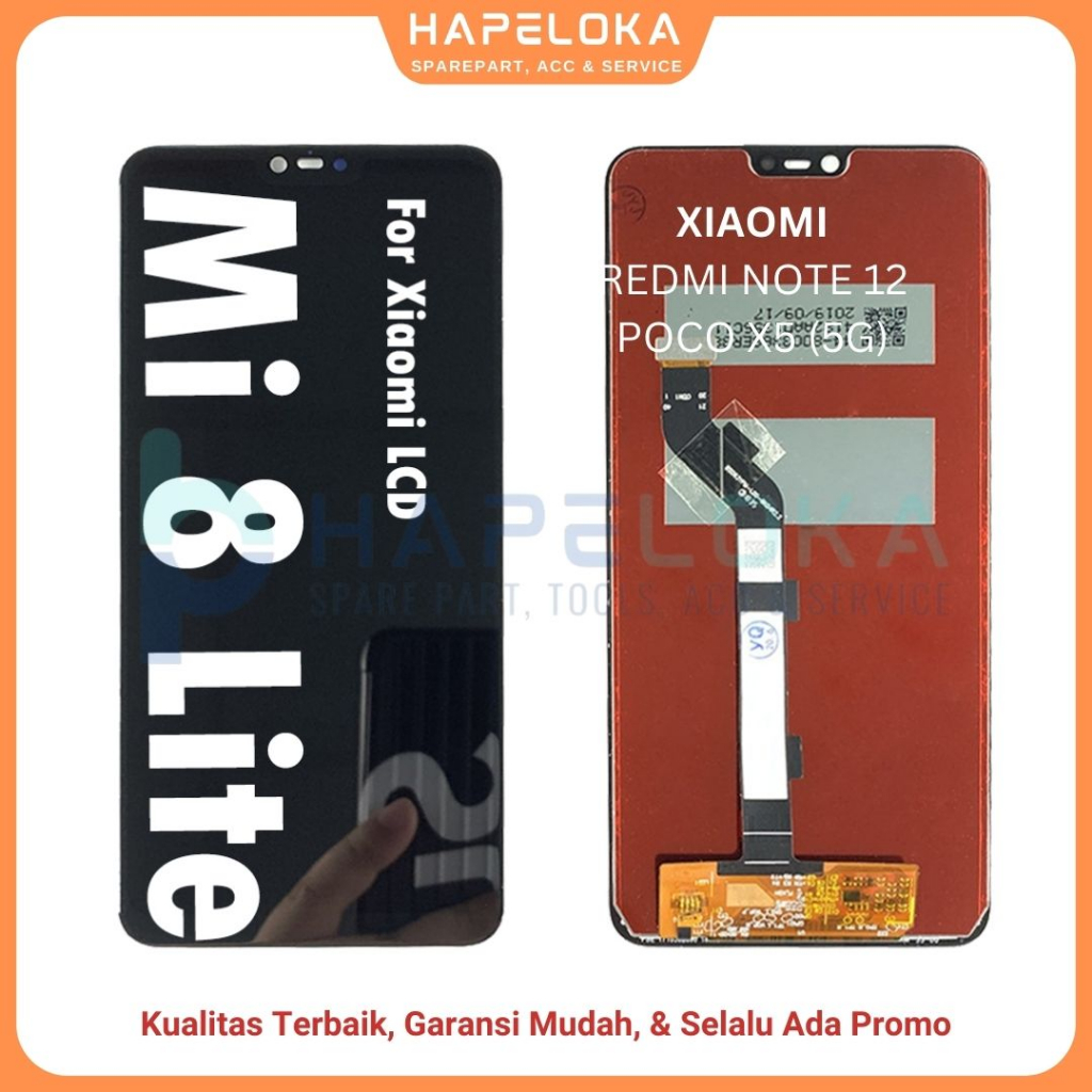 LCD TOUCHSCREEN XIAOMI Mi 8 LITE / Mi8 LITE / MI8 LITE - ORIGINAL COMPLETE