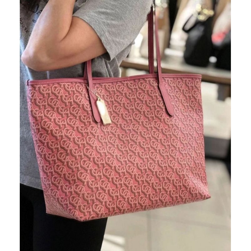 Jastip US - Coach Monogram City Tote Bag
