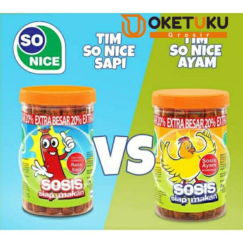 

SOSIS SONICE RASA AYAM & SAPI 1 TOPLES