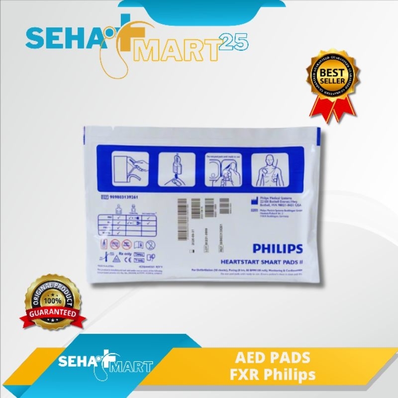 AED PADS Philiph FRX Smart II Automatic External Defibrillator PAD Philips Murah Garansi Original