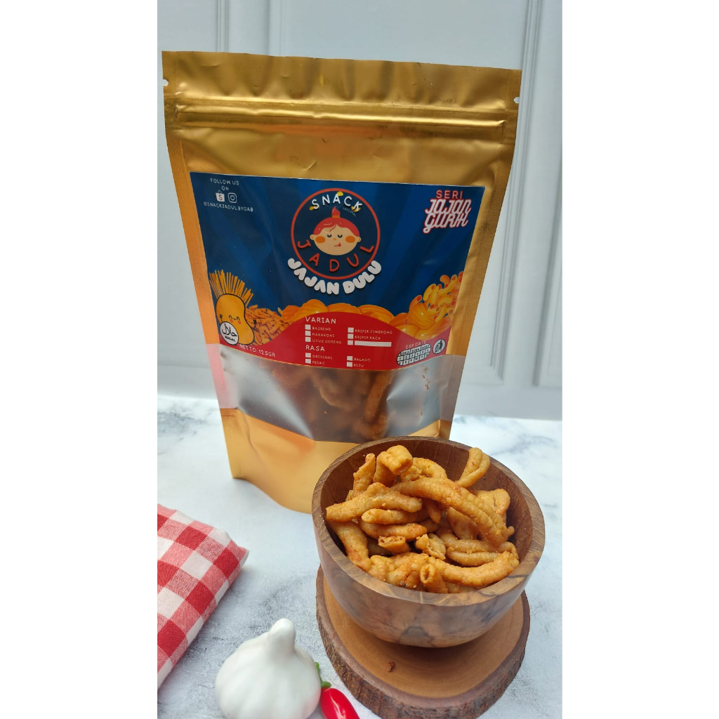 

Kripik Usus Balado Pedas 125gr Snack Jadul Murah Gurih Lezat by Snack Jadul By Gab