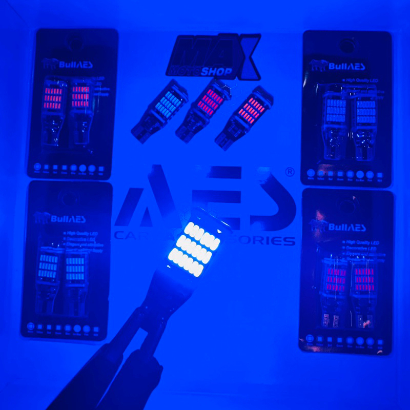 ID LAMPU LED T10 45 SMD SUPERBRIGHT MERK BULLAES SEIN DAJJAL HARGA SEPASANG