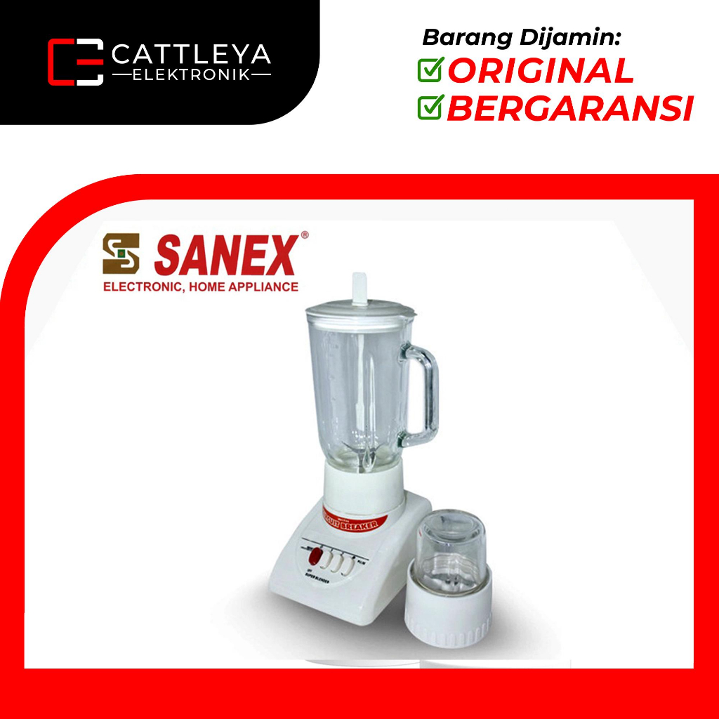[COD] SANEX BLENDER MX-T2GN / MX T2GN / MX-T8GN / MX T8GN (KACA / 1 LITER) GARANSI RESMI