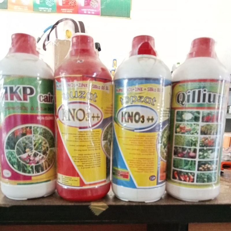 Pupuk MKP CAIR, KNO3 MERAH, KNO3 PUTIH, KCL CAIR 1LTR
