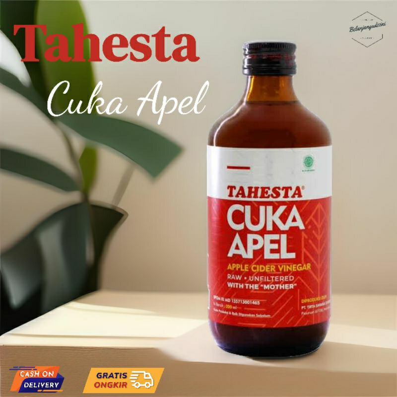 

Terlaris - Cuka Apel Tahesta Asli - Obat Herbal untuk Diet, Kolesterol & Asam Urat 320ml