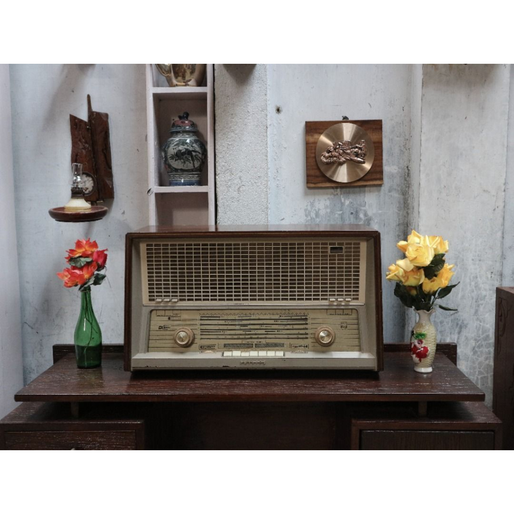 Radio Tabung/ Radio Tabung Philips Ralin Jumbo Antik Lawas