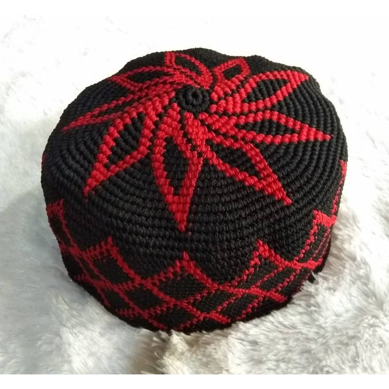 Termurah Kopyah Rajut Motif Tile