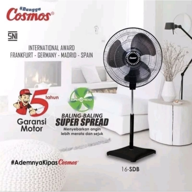 Kipas Angin Stand Fan Cosmos 16inch
