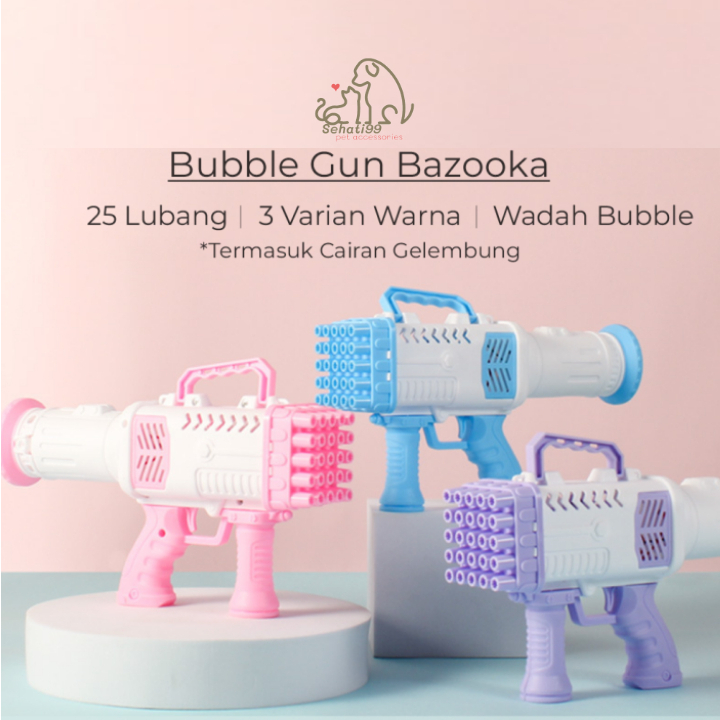 Mainan Bubble Bazooka Rocket Launcher