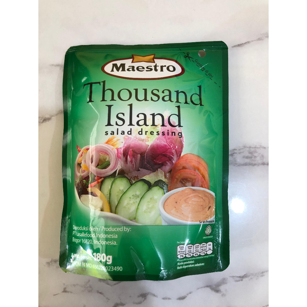 

Maestro Thousand Island I Salad Dressing 180 Gr