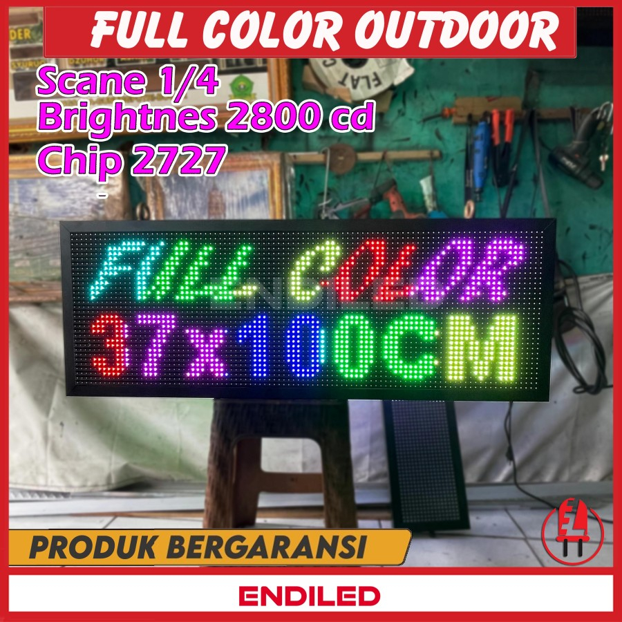 led running text rgb full color outdoor wifi