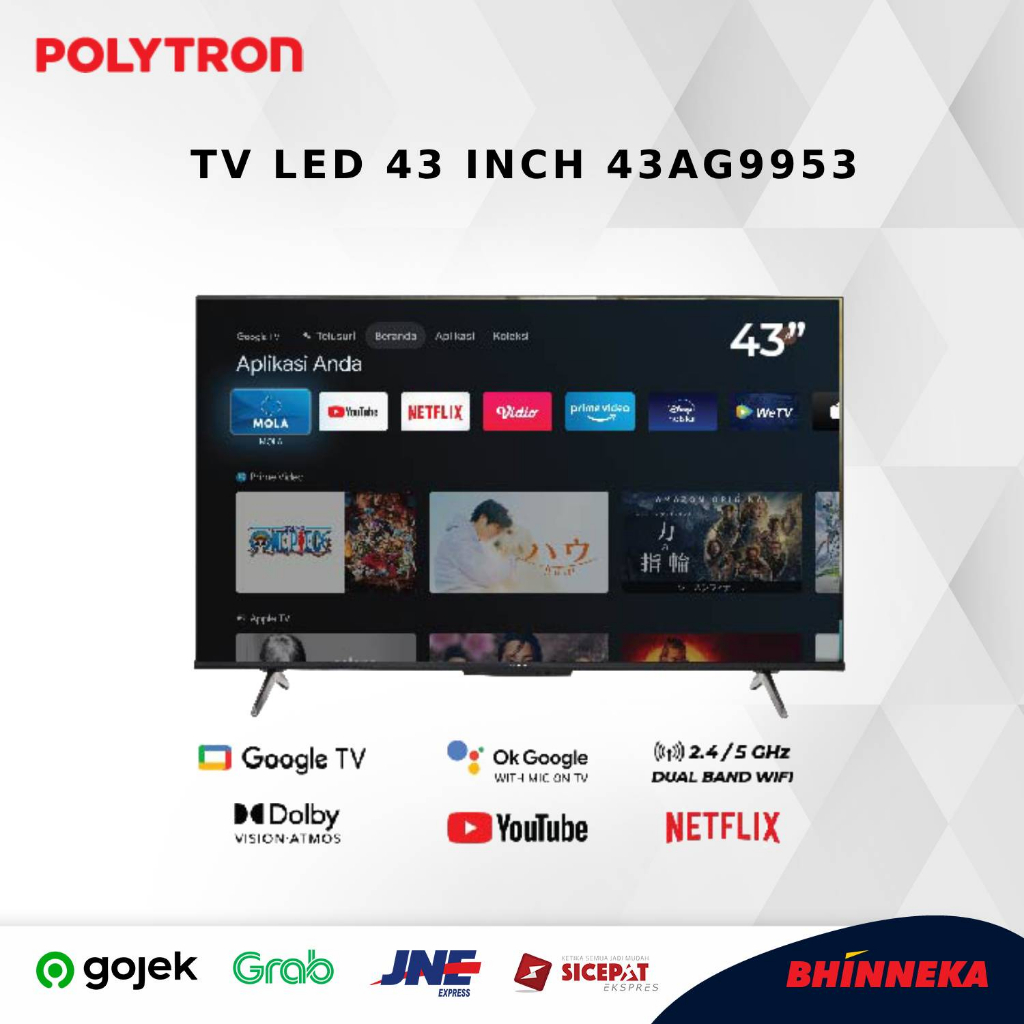 POLYTRON TV LED 43 inch 43AG9953