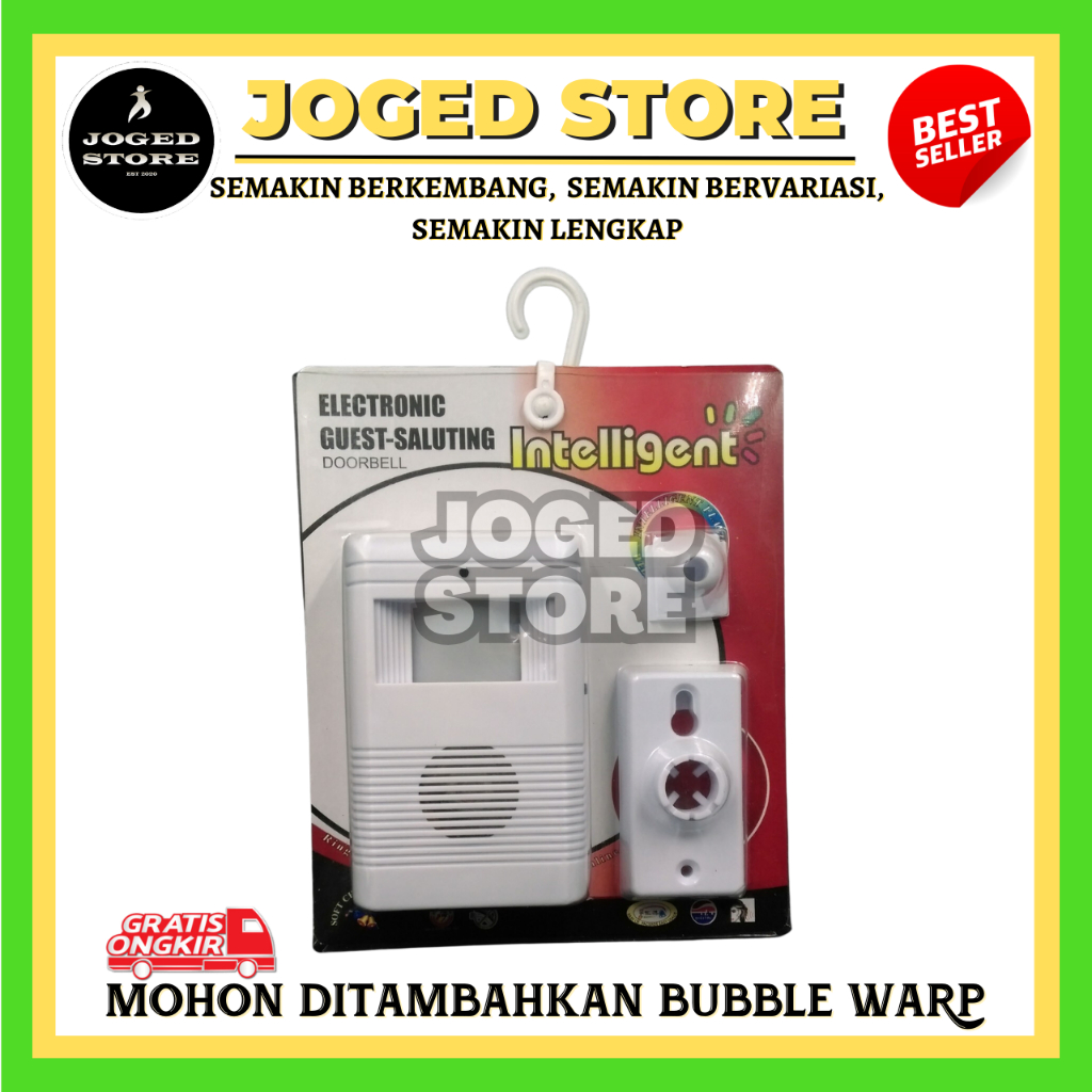 BEL SENSOR LUCKARM INTELLIGENT ELECTRONIC GUEST | BEL RUMAH SENSOR GERAK | BEL
