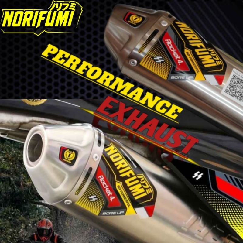 Knalpot racing norifumi bore up/knalpot racing norifumi crf/knalpot racing norifumi wr/knalpot racin