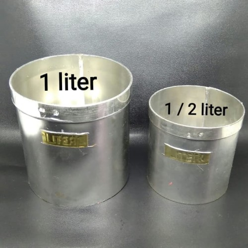 TRS - literan beras takaran beras (1 liter dan 1/2 Liter) Literan beras Takaran beras ukuran 1/2 lit